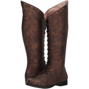 Ellie Shoes Women’s Knee High Boots – Brown, Size 7, Style 181-HUNTRESS, 1" Heel